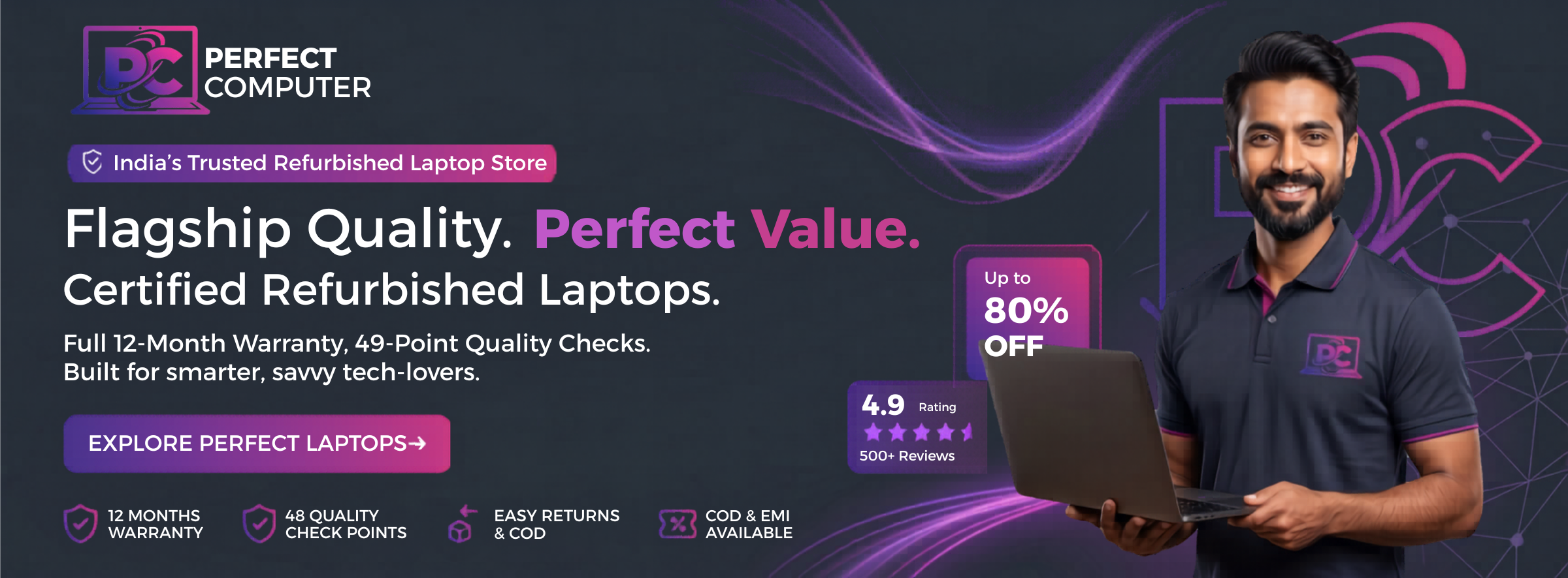 Perfect Computer shop banner 1